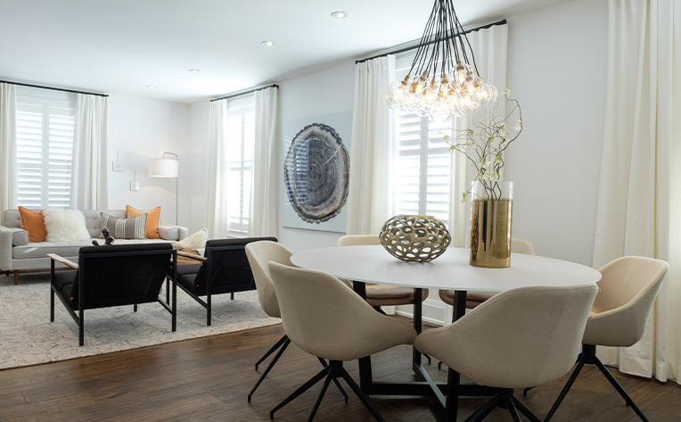 flooring transitioning between rooms